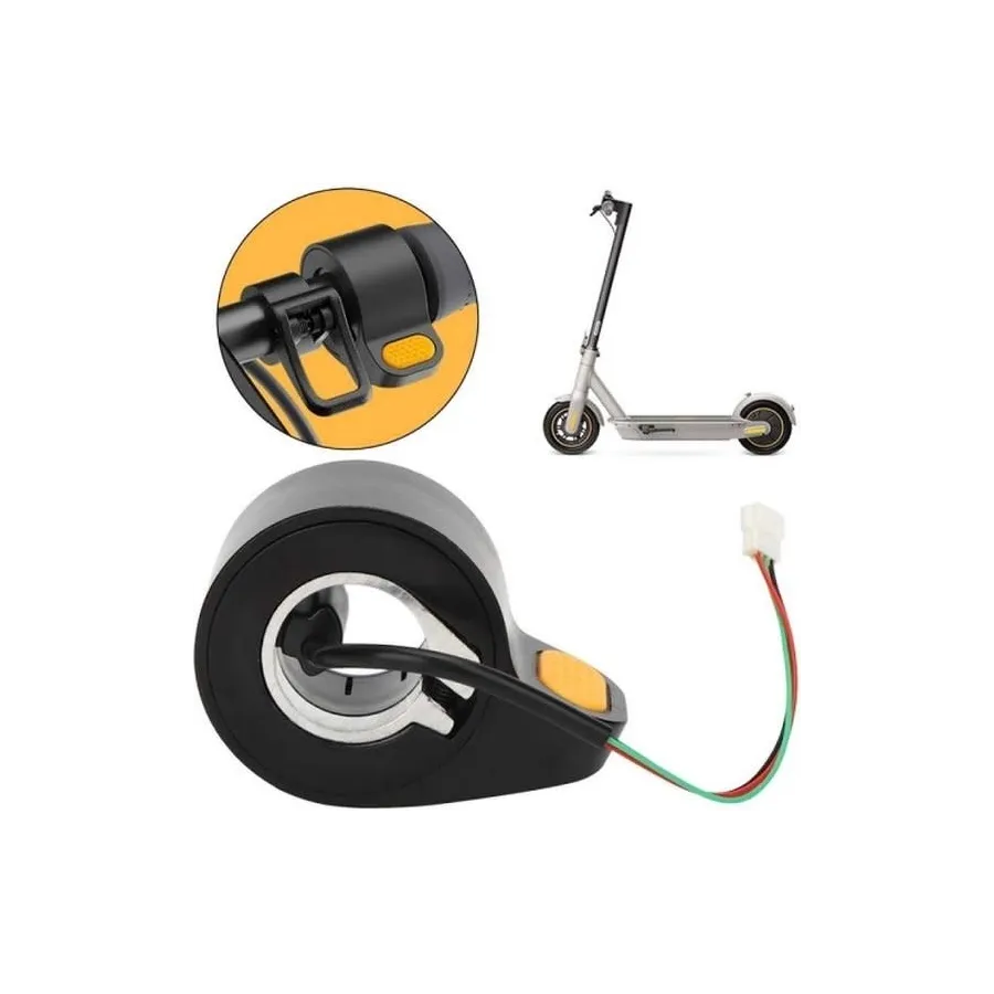 Scooter Thumb Throttle Finger Dial Accelerator for Ninebot MAX G30 (yellow)