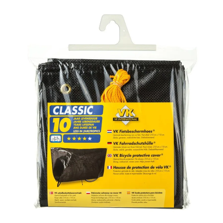 VK BIKE PROTECTION COVER (12) CLASSIC BLACKv