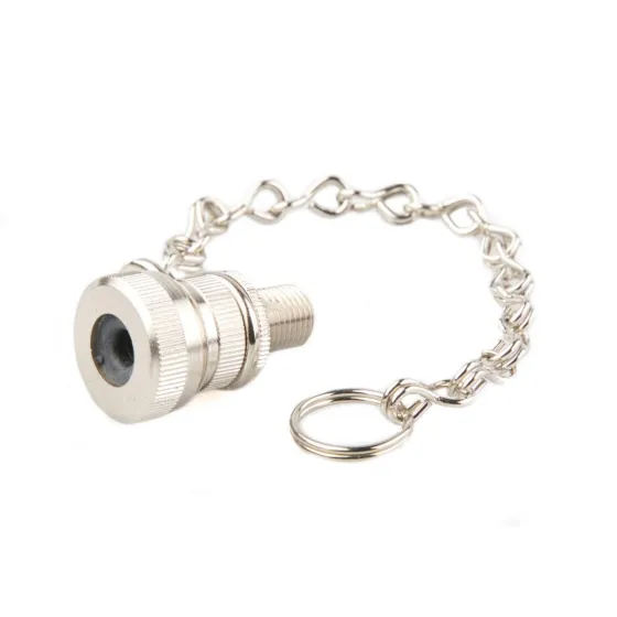 Alligator Plug With Chain Hv/Fv Silver