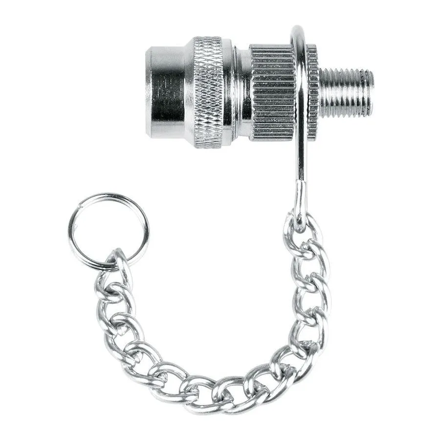 Alligator Plug With Chain Hv/Fv Silver