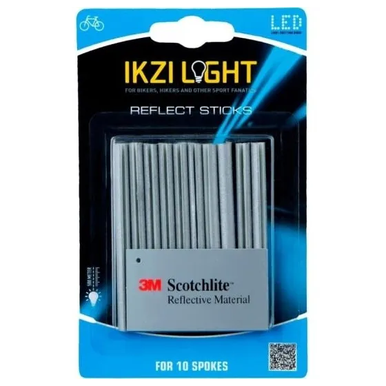 IKZI-Light spaakstreep Reflect Sticks, klempijpjes 7cm › 6mm