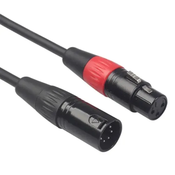 3Pin XLR Female to 5 Pin XLR Male Audio Cable