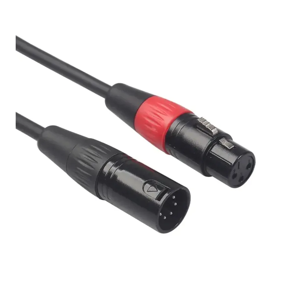 3Pin XLR Female to 5 Pin XLR Male Audio Cable