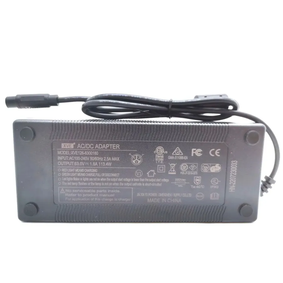 Charger 63V 1.8A For inmotion / Dualtron Estep