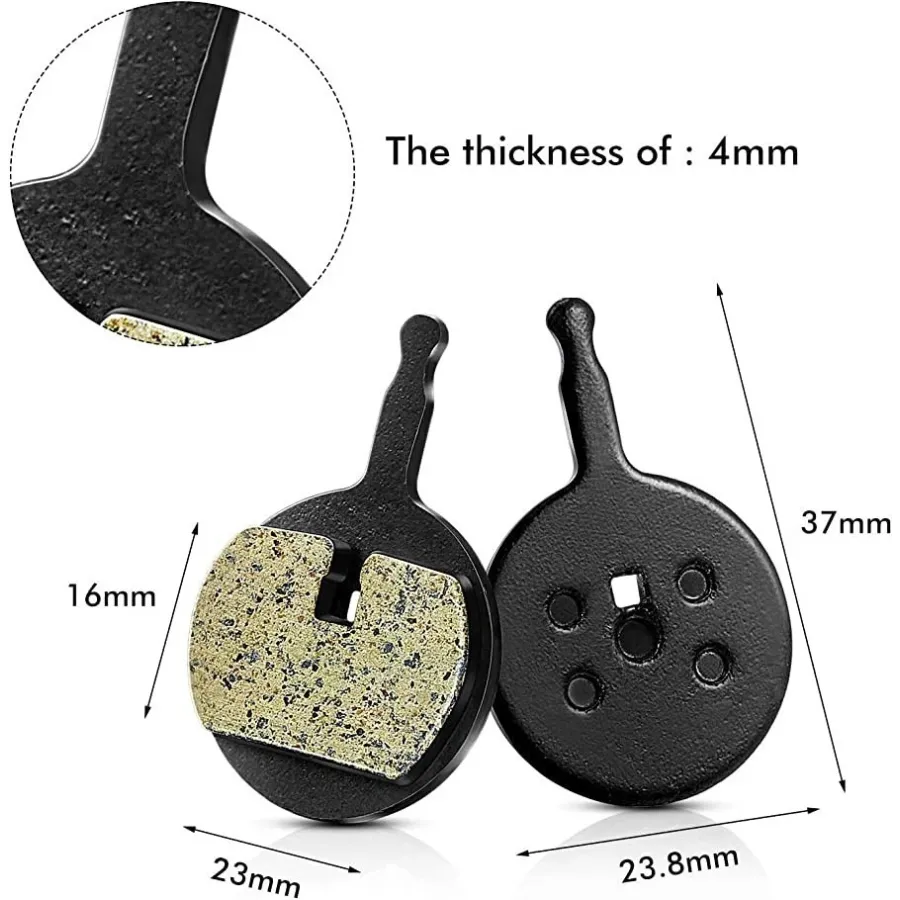 ELVEDES Remblokjes 23.8*36.9MM VOOR WINDGOO B3 DYU D3F