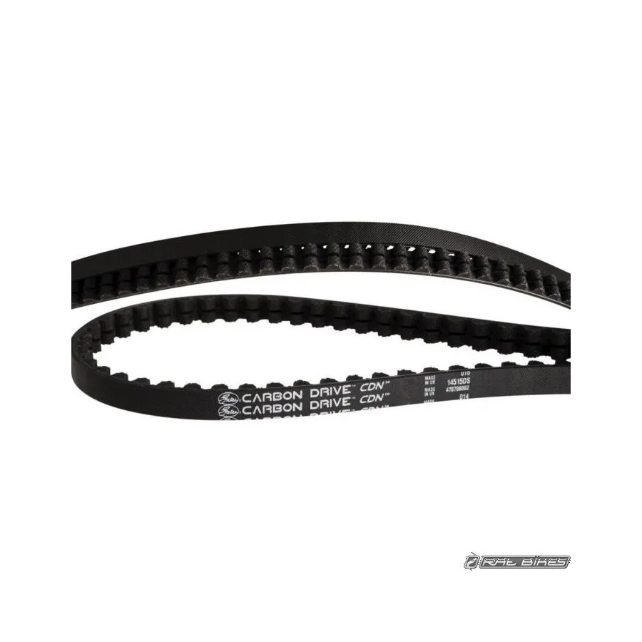 Gates CDN belt Carbon Drive 115 tands zwart