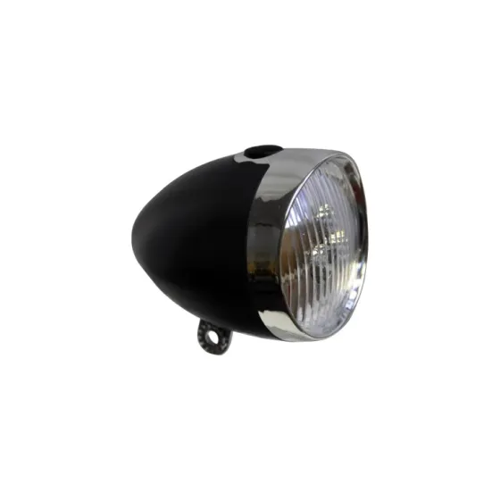 AXA HEADLIGHT CLASSIC LED CLASSIC ON BATTERY BLACK