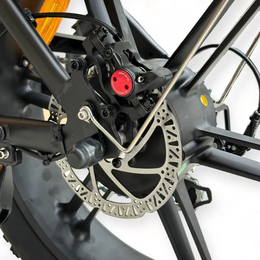 Ouxi V8.4 Fatbike Legal version E-bike without throttle 15 Ah Battery 250W motor - Black