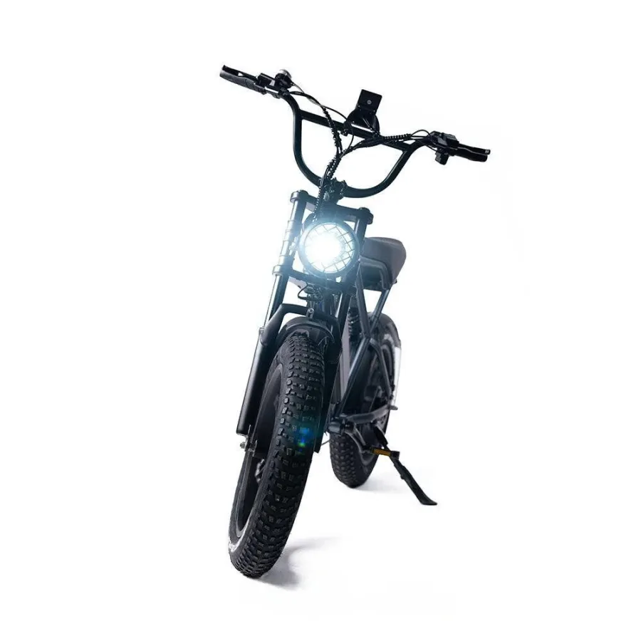 Ouxi V8.4 Fatbike Legal version E-bike without throttle 15 Ah Battery 250W motor - Black