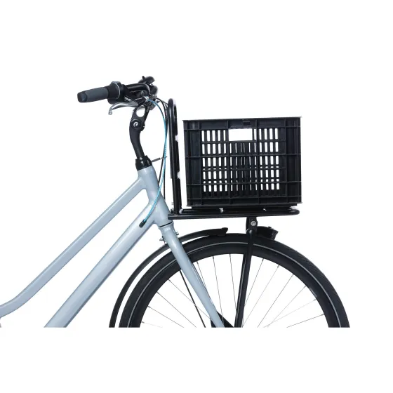 Basil crate for bike M recycled plastic 29,5L black