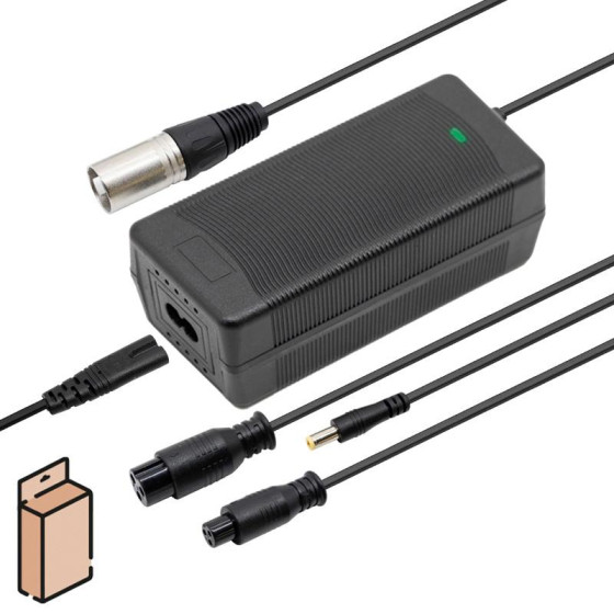 52 V charger (58.8 V) 2A with DC and GX connectors