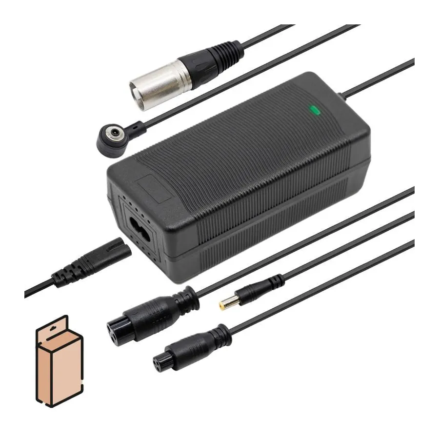 36 V charger (42 V) 2A with connectors X16/XLR/GX12/MI4 Pro (1st Gen)/DC cecotec