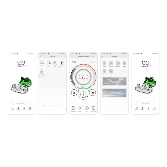 Kit 36 V 17A 350W Electronic set with central display [XBOT] copy xaiomi