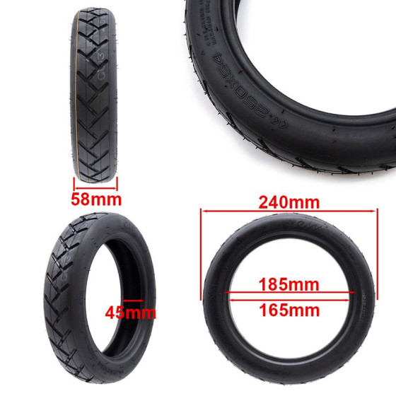 Tubeless Band 250x54 Schokabsorberend Elektrische Scooterband Tubeless  for Xiaomi Mi4 [Ewheel] EWHEEL