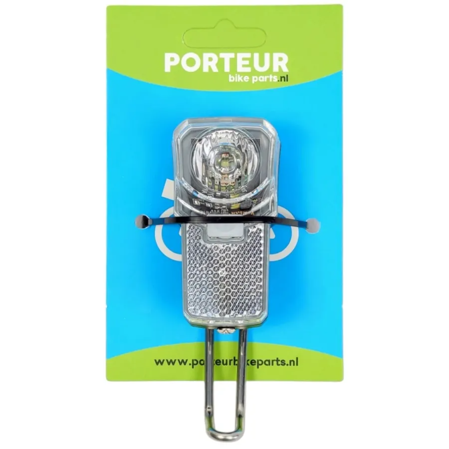 Koplamp Porteur met rvs beuge