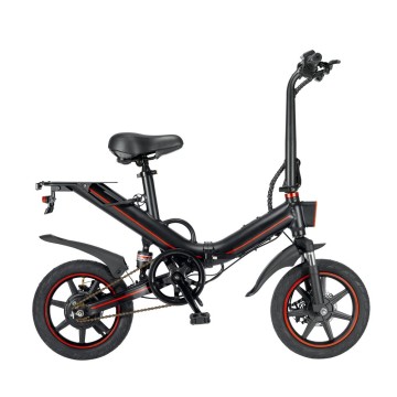 OUXI V5 Foldable e-bike 16 Inch, 45-65 KM, 15AH Battery Color White